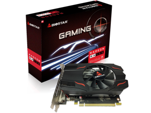 Biostar Gaming Radeon RX 550 4GB GDDR5 128-Bit 1500 MHz 4K DirectX 12 PCI Express 3.0 DVI-D Dual Link, HDMI, DisplayPort GAMING EDITION Biostar Gaming Radeon RX 550 4GB GDDR5 128-Bit 1500 MHz 4K DirectX 12 PCI Express 3.0 DVI-D Dual Link, HDMI, DisplayPort GAMING EDITION