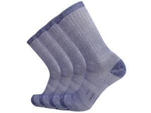 Enerwear Mens Thick Wool Cushion Crew Socks 4P Pack