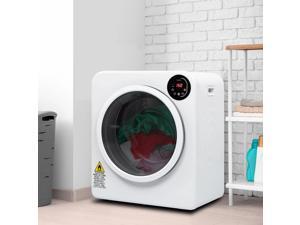 Electric Compact Laundry Clothes Dryer, 13.2Ibs 6kg Tumble Dryer with Stainless Steel Tub, Easy Control Panel with LED display for Variety Drying Mode, Portable Dryer for Apartments, Home, Dorm RT