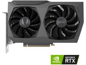 ZOTAC GAMING GeForce RTX 3070 Twin Edge OC LHR 8GB GDDR6 256-bit 14 Gbps PCIE 4.0 Gaming Graphics Card, IceStorm 2.0 Advanced Cooling, White LED Logo Lighting, ZT-A30700H-10PLHR