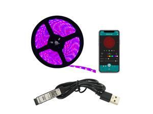 2M(6.56ft) RGB Strip Light 30LEDs/M App Control USB Powered LED Light Strip sync with music 16 million colors Waterproof kit 2M(6.56ft) RGB Strip Light 30LEDs/M App Control USB Powered LED Light Strip sync with music 16 million colors Waterproof kit