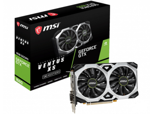 MSI GeForce GTX 1660 DirectX 12 GTX 1660 VENTUS XS C 6G OCV1 6GB 192-Bit GDDR5 PCI Video Card MSI GeForce GTX 1660 DirectX 12 GTX 1660 VENTUS XS C 6G OCV1 6GB 192-Bit GDDR5 PCI Video Card