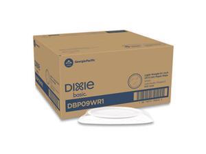Dixie Individually Wrapped Paper Plates, 8.5" Diameter, 500/Carton (DXEDBP09WR1)