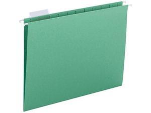 Staples Hanging File Folders Letter Size Standard Green 25/Box TR521229 521229 