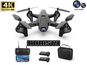 Christy C230 FPV GPS Foldable Drone with 4K HD Dual Camera,Brushless Motor,Follow Me,40 Minutes Flight Time,One Key Return,WiFi Transmission,UAV aerial photography 4K HD professi,Give away a battery Christy C230 FPV GPS Foldable Drone with 4K HD Dual Camera,Brushless Motor,Follow Me,40 Minutes Flight Time,One Key Return,WiFi Transmission,UAV aerial photography 4K HD professi,Give away a battery