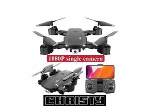 Christy C680 Drone with 1080P Camera, Quadcopter with Brushless Motor, Auto Return Home, Follow Me, 50 Min Flight Time, Long Control Range,UAV aerial photography 1080P professi, Give away a battery