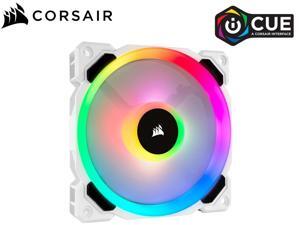 Corsair LL Series CO-9050091-WW LL120 RGB, 120mm Dual Light Loop RGB LED PWM Fan, Single Pack, White(Fans Only) Corsair LL Series CO-9050091-WW LL120 RGB, 120mm Dual Light Loop RGB LED PWM Fan, Single Pack, White(Fans Only)