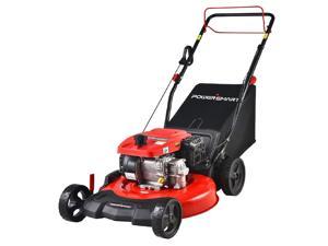 Self Propelled Gas Lawnmower-21 Inch, 3-in-1 Lawn mower Gas Powered with Bag, 5 Heights Adjustable-1.18" to 3", 209CC 4-Stroke Engine, without Oil