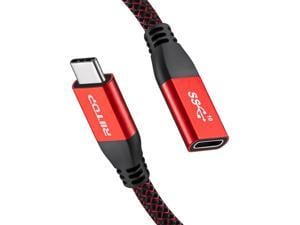 USB C Extension Cable 2FT RIITOP USB 31 Type C Male to Female Fast Charging Cord Sync Audio Video Data Transfer for iPad Mini 6th M1 MacBook Mac MiniProiPhone 13 Mag