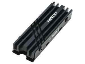 M.2 2280 SSD Heatsink Cooler, RIITOP M.2 SSD Heat Sink with Thermal Silicon...