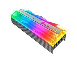 Jonsbo M.2-2 SSD Heatsink 5V 3Pin ARGB M.2 NVME NGFF SSD Solid State Drive Hard Disk Heat Sink Radiator Cooler Vest Thermal Pads Jonsbo M.2-2 SSD Heatsink 5V 3Pin ARGB M.2 NVME NGFF SSD Solid State Drive Hard Disk Heat Sink Radiator Cooler Vest Thermal Pads