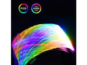 24 Pin Addressable RGB LED Power Extension Cable Rainbow Net for Motherboard 24 Pin Addressable RGB LED Power Extension Cable Rainbow Net for Motherboard