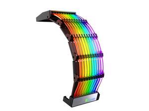 JONSBO DY-1 Rainbow Bridge, RGB Trunking Cover For 24Pin ATX Cable MOD Symphony Line, 5V Rainbow RGB M/B SYNC JONSBO DY-1 Rainbow Bridge, RGB Trunking Cover For 24Pin ATX Cable MOD Symphony Line, 5V Rainbow RGB M/B SYNC