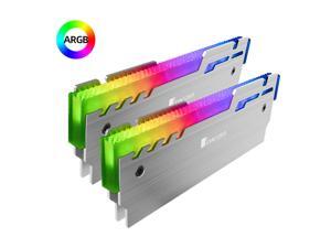 2 Pieces JONSBO 5V ARGB RAM Memory Heatsink Cooling Vest Aluminum Desktop PC RAM Cooler Radiator 2 Pieces JONSBO 5V ARGB RAM Memory Heatsink Cooling Vest Aluminum Desktop PC RAM Cooler Radiator