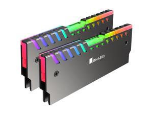 2 pieces Jonsbo Desktop Memory Cooling Vest RGB Memory Cooler Aluminum RAM Heatsink Radiator 2 pieces Jonsbo Desktop Memory Cooling Vest RGB Memory Cooler Aluminum RAM Heatsink Radiator