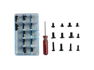 Laptop Flat Head Screw Set Including 12 Kinds of Screws with Screwdriver