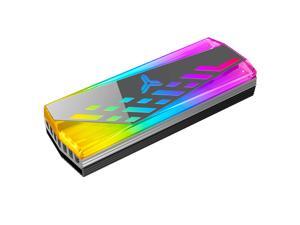 JONSBO M.2 2280 SSD Heatsink Aluminum ARGB Radiator Arua Sync JONSBO M.2 2280 SSD Heatsink Aluminum ARGB Radiator Arua Sync