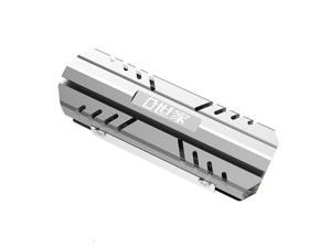 M.2 2280 SSD Heat Sink All-aluminum Solid State Disk Thermal Vest of Desktop PC (Color:grey) M.2 2280 SSD Heat Sink All-aluminum Solid State Disk Thermal Vest of Desktop PC (Color:grey)