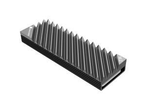 Heat Sink for M.2 2280 SSD NVMe Solid State Drive Hard Disk Aluminum Desktop PC Thermal Gasket Heat Sink for M.2 2280 SSD NVMe Solid State Drive Hard Disk Aluminum Desktop PC Thermal Gasket