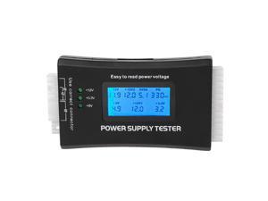 Digital LCD Display PC Computer Power Supply Tester Backlight 4pin 8pin Power Checker ATX Measuring Tester Digital LCD Display PC Computer Power Supply Tester Backlight 4pin 8pin Power Checker ATX Measuring Tester