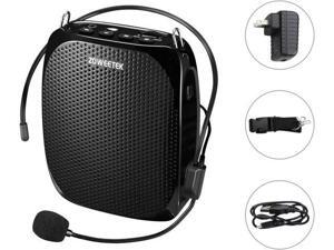 Zoweetek Portable Rechargeable Mini Voice Amplifier with Wired Microphone Headset and Waistband Supports MP3 Format Audio for Teachers Singing Coaches Training Presentation Tour Guide Zoweetek Portable Rechargeable Mini Voice Amplifier with Wired Microphone Headset and Waistband Supports MP3 Format Audio for Teachers Singing Coaches Training Presentation Tour Guide