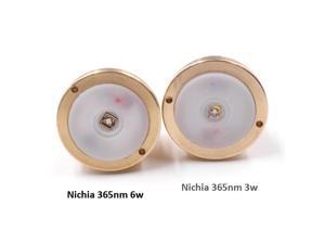 Nichia uv 365nm 3w/6w ultraviolet light uv LED Pill Drop-in Module Fit For T20,UF-1505,  C8s flashlight