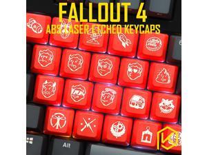 h Keycaps ABS Etched, Shine-Through fallout 4 pip boy nuca cola black red for custom mechanical keyboards h Keycaps ABS Etched, Shine-Through fallout 4 pip boy nuca cola black red for custom mechanical keyboards