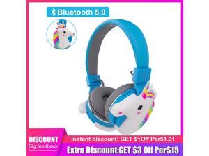 Unicorn Headset Bluetooth 5.0 Wireless Headphone with Microphone Children Gift For Mobile Phone PC audífonos inalámbricos