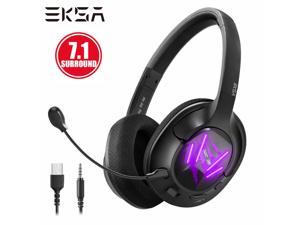 E3 Gaming Headset 7.1 Surround Stereo 3.5mm/USB Wired Headphones with Microphone Ultralight Headset Gamer For PS4/PC/Xbox