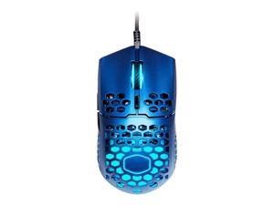 Cooler Master MM711 Blue 60G Lightweight Honeycomb Shell Gaming Mouse 16000 DPI adjustable PixArt PMW 3389 Ergonomic RGB Mice