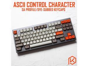 ASCII control character code sa profile Dye Sub Keycap Set thick PBT for gh60 xd60 xd84 cospad rs96 zz96 87 104 660 ASCII control character code sa profile Dye Sub Keycap Set thick PBT for gh60 xd60 xd84 cospad rs96 zz96 87 104 660