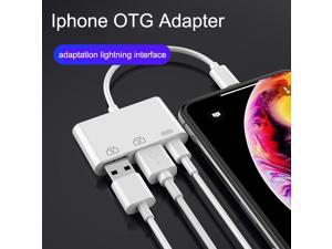Adapter for Lightning to USB Camera 8pin Adapter Cable USB30 keyboard Piano Flash Drive for iPhone ipad