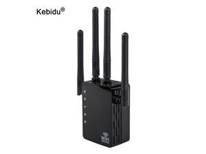 1200Mbps Dual Band AC Wireless 2.4G / 5G Wifi Repeater 4 High Antennas Bridge Signal Amplifier Wifi Access Point Wired Router 1200Mbps Dual Band AC Wireless 2.4G / 5G Wifi Repeater 4 High Antennas Bridge Signal Amplifier Wifi Access Point Wired Router