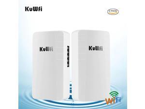 300Mbps Wireless CPE Outdoor 2Pack Wifi Outside Booster Extender Router Wifi Repeater with LED Display Support IP Camera in Lift