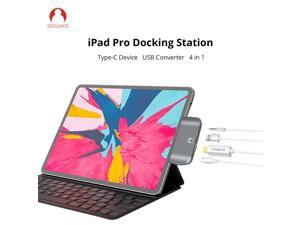 Hub Type C Docking Station for iPad Pro Smart Phone 4 in 1 PD 3.5mm Audio USB3.0 Port Expansion