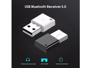 Mini Wireless USB Bluetooth 5.0 Adapter For Car Radio Subwoofer Amplifier Multimedia Audio Adapter Bluetooth Receiver