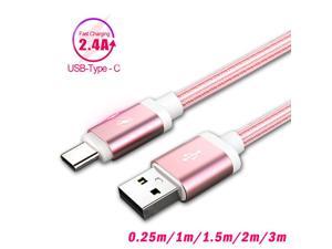 C Usb Cable 2m 3m Fast Charging For P30 Pro P20 Lite Tipo C For Galaxy A70 A50 S20 S10 Note10 S9 c Cord