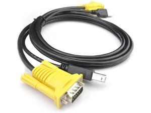 1.5M USB KVM Switch Cable USB2.0 15Pin VGA Male to Male USB A to USB B Cord Cables PC Computer Printer Monitor Adapter Converter 1.5M USB KVM Switch Cable USB2.0 15Pin VGA Male to Male USB A to USB B Cord Cables PC Computer Printer Monitor Adapter Converter