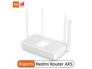 Redmi Router AX5 Wifi 6 Mesh Gigabit 2.4G 5G Dual-Band Wi-Fi Wireless Router Wifi Repeater 4 High Gain Antennas Wider