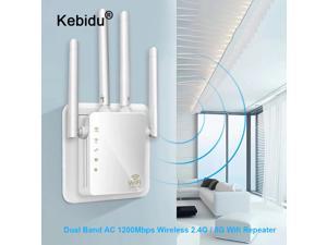 Wireless Wifi Repeater/Router 1200mbps 2.4G/5G Dual Band Wifi Signal Amplifier AP Signal Booster Network Range Extender
