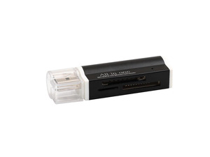 USB Card Reader USB2.0 Mini Multi In One Memory Card Reader for TF Card Recorder Phone Storage Card Rotatable Card Reader