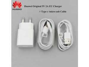 Original Charger EU Charge adapter 5V2A type c micro Cable For p10 P8 P9 Plus Lite Mate 20 pro Honor 8 9 9x v8 10