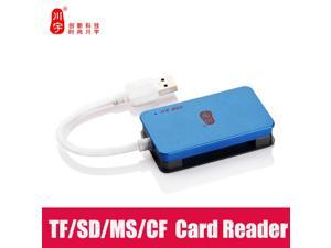 C385 USB 3.0 Card Reader Micro SDXC SDHC TF Memory Card Reader Mini Adapter For Micro SD / CF / MMC/ MS Pro Duo/ MicroSD