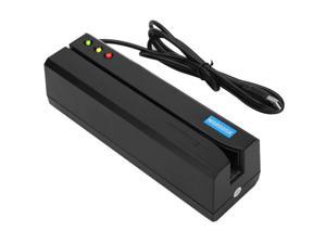 Magnetic Strip Card Reader USB LED Indicator Magstripe Writer 3 Tracks Memory Card Reader lector de tarjeta