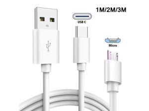 1m/2m/3m Micro USB Cable Fast Charging Sync Data Mobile Phone Android USB C Charger Cables for Samsung Xiaomi redmi Micro 2.0