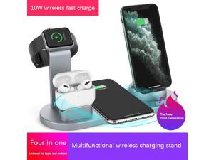 4in1 wireless charger Multifunctional stand For Apple AirPods Apple Watch iphone For Xiaomi with Docking Station charger1