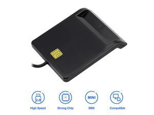 Card Reader Portable USB 2.0 Smart Card Reader DNIE ATM CAC IC ID Bank Card SIM Card Cloner Connector for Windows Linux