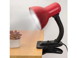 lamp lampara de mesa led escritorio indoor lighting flexo escritorio stand Liseuse Clip light college dorm Red Orange Child