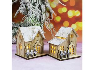 Wooden Box Creative Shape Small Night Light Christmas Room Decoration christmas home decor ????? ??? 2021 #j3