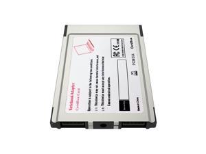 Laptop PCMCIA to USB 2.0 CardBus Converter 2 Ports PCI Express Card Adapter